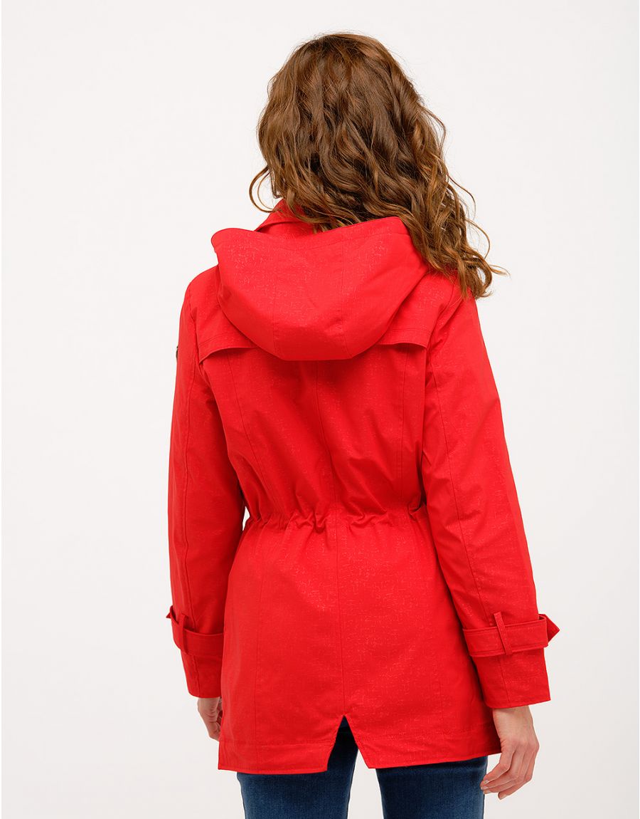 parkas femme rouge