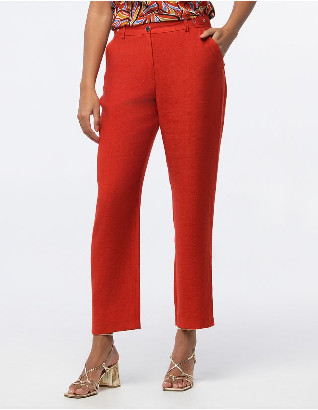 Pantalon chic terracotta