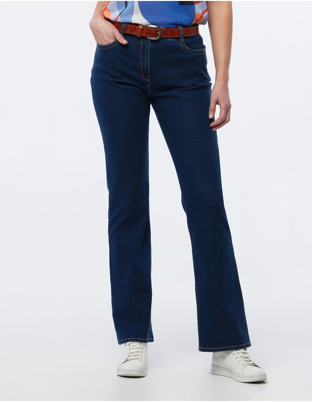 Jean flare coton