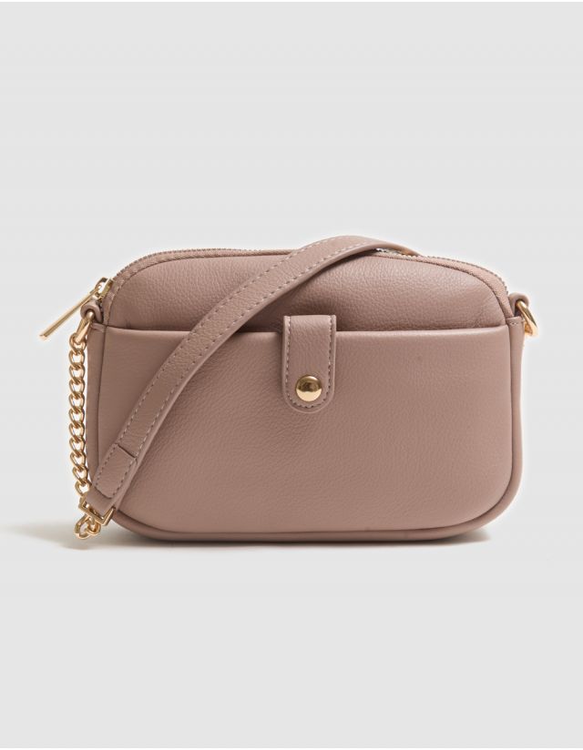 Sac porté épaule rose