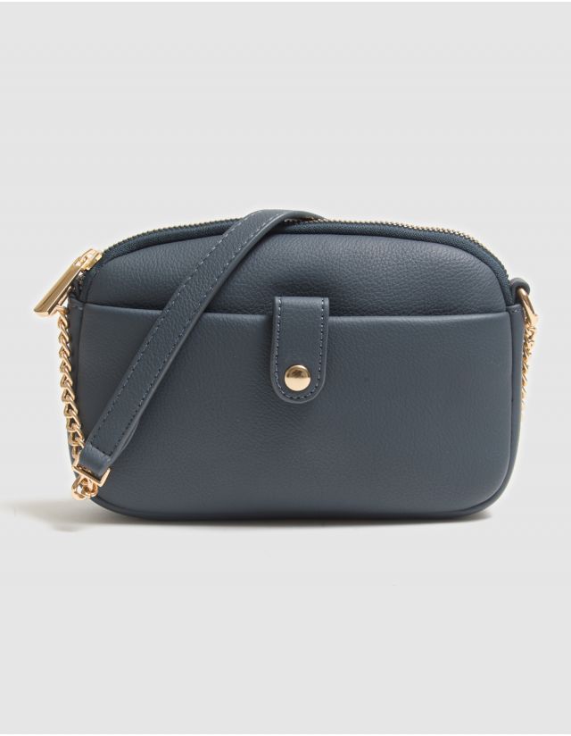 Sac porté épaule bleu