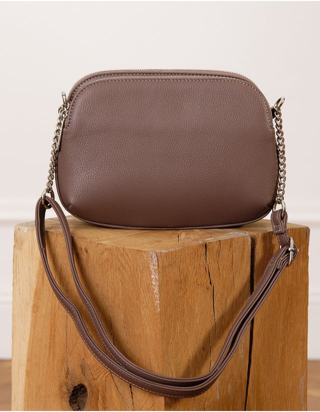 Sac bandoulière chocolat