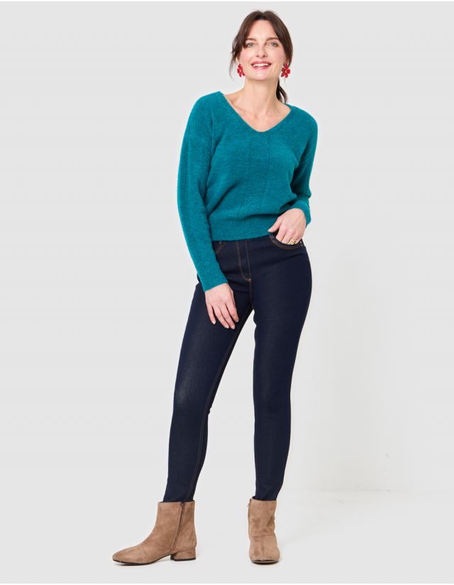Jean jegging slim brut