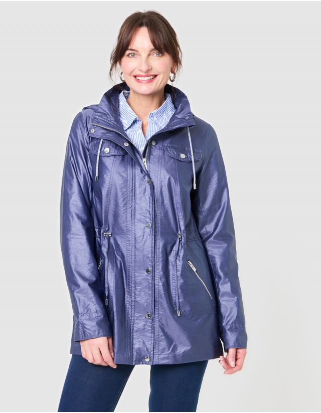 Parka légère bleu nuit