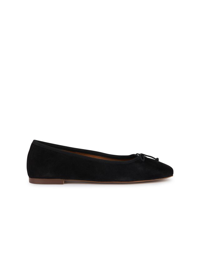 Ballerines cuir noir