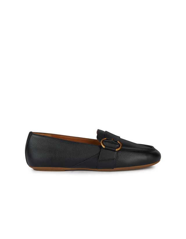 Mocassins noir cuir