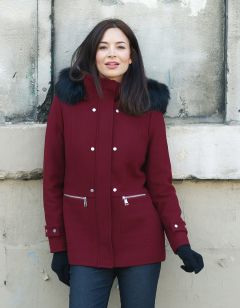 Duffle coat rouge