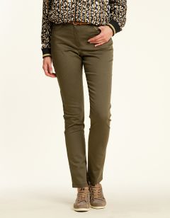 Pantalon stretch kaki