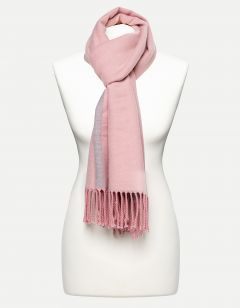 Echarpe rose et gris