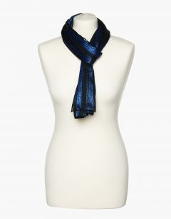 Etole noir bleu motif