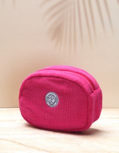 Trousse éponge fuchsia