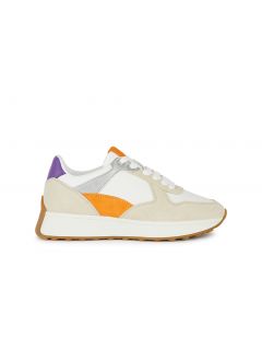 Baskets cuir blanc