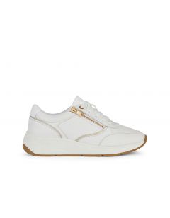 Baskets cuir blanc