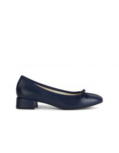 Ballerines cuir marine