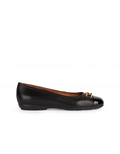 Ballerines cuir noir