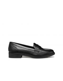 Mocassins cuir lisse noir