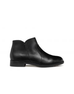 Bottines basses noir cuir
