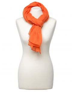 Foulard orange paillettes