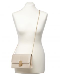 Pochette chic beige