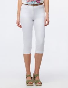 Corsaire coton blanc