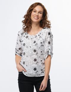 Blouse coton broderie