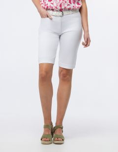 Bermuda coton blanc