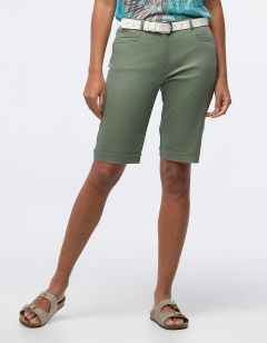 Bermuda coton vert kaki