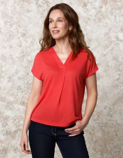 T-shirt fluide rouge