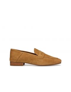 Mocassin daim camel