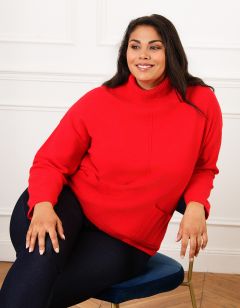 Pull chaud col roulé