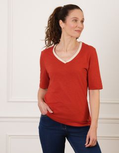 T-shirt coton rouge