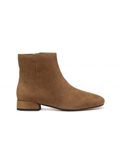 Bottines daim marron