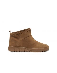 Bottines fourrées camel