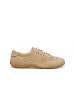 Baskets basses cuir camel