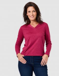 T-shirt irisé rouge