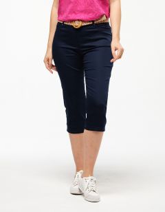 Corsaire Femme Vert Tilleul Taille 50 - Pantacourt Confortable Neuf Avec étiquettes, Marque Si Belle Et