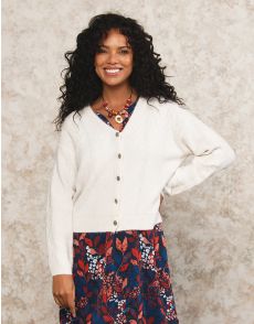 Cardigan Vetement Mou Chic Gilet Chaud Maille écru Gilet Femme