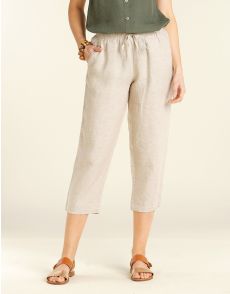 Pantacourt homme online lin