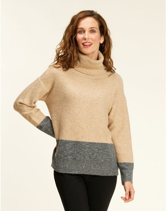 Succombez à un pull noir pour femme, Christine Laure