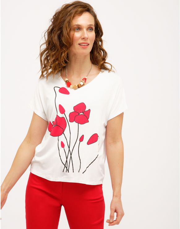 Tee shirt femme top christine laure