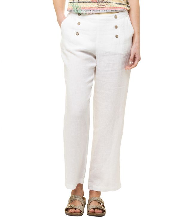 The Drop Pantalon Plissé Taille Haute Blanc Hiver Pour Femme, Par  @laurie_ferraro, Taille XXL : : Mode