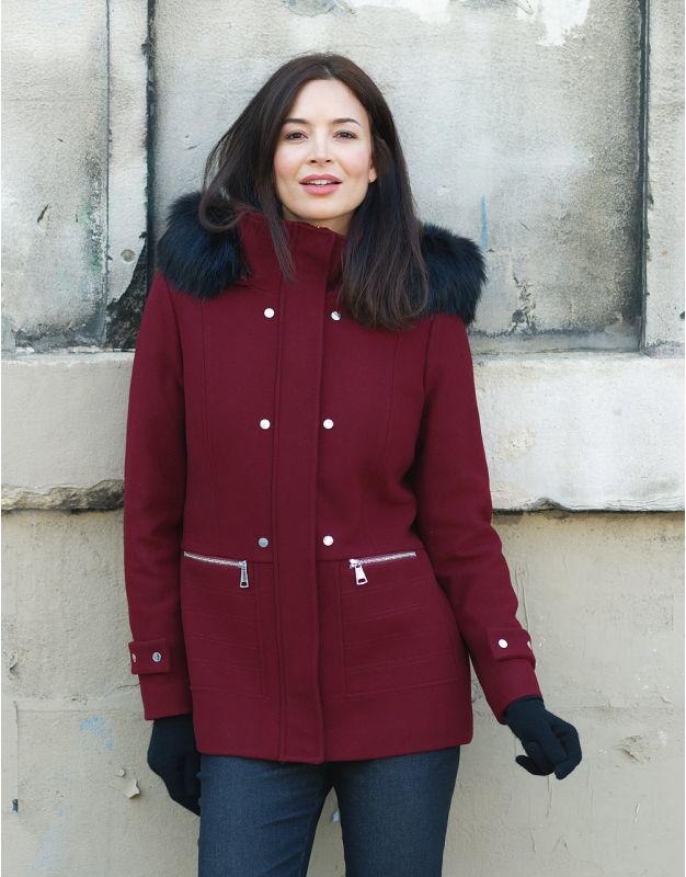Duffle coat rouge