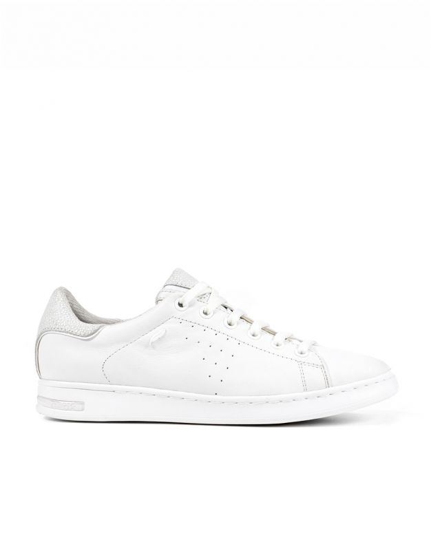 Baskets basses cuir blanc