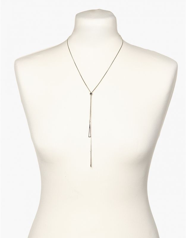 Collier fin argenté