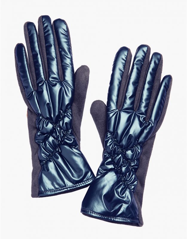 Gants bleu marine