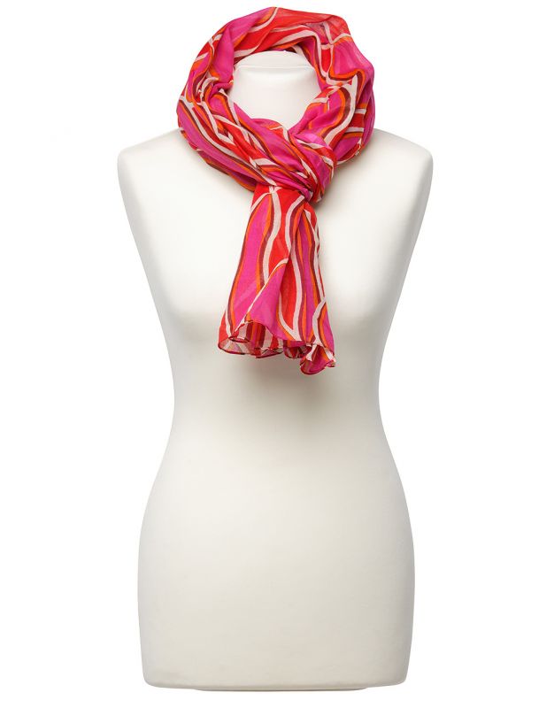 Foulard imprimé fuchsia