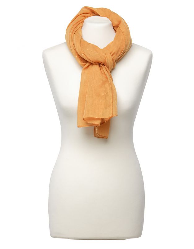 Foulard ocre paillettes