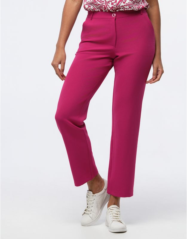 Pantalon chic framboise