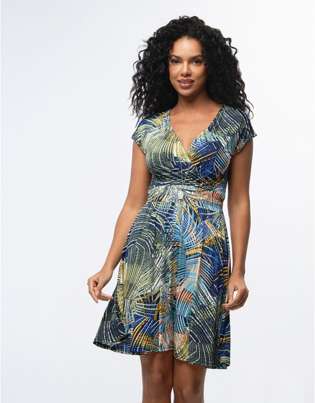 Robe imprimé tropical