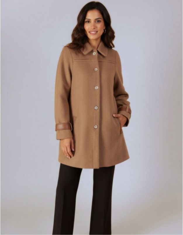 Manteau chic camel